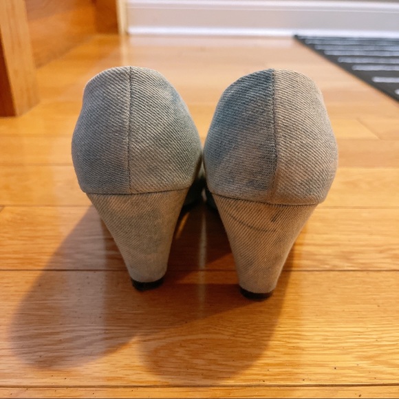 [H&M] COMFY DENIM HEELS - SIZE 6 - Picture 5 of 8